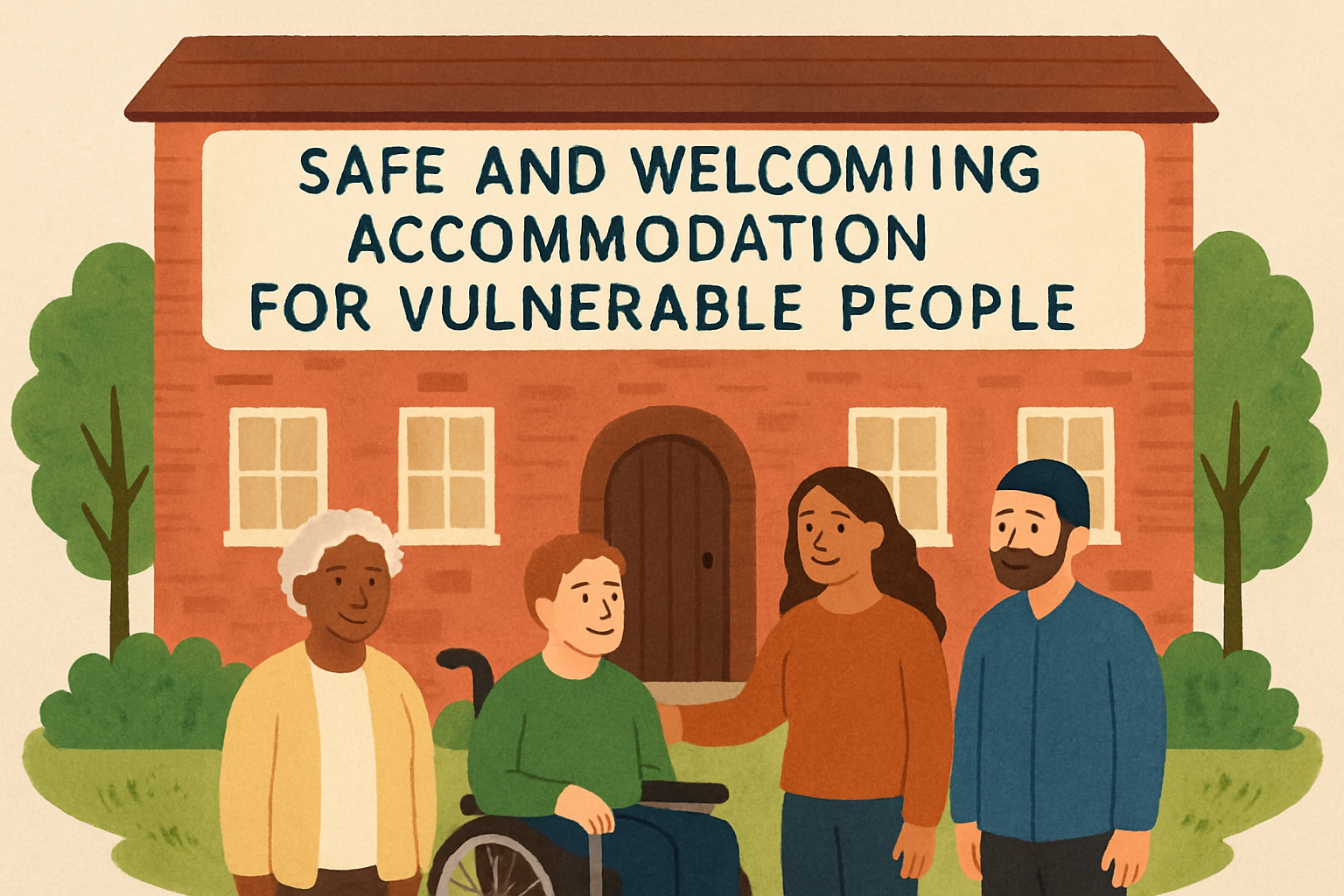 Safe and welcoming accommodation for vulnerable people